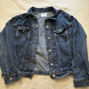 Old Navy Denim Jacket Women's XL Blue Jean Classic Casual Everyday Coat EUC